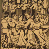 Linoleum Print - 1952