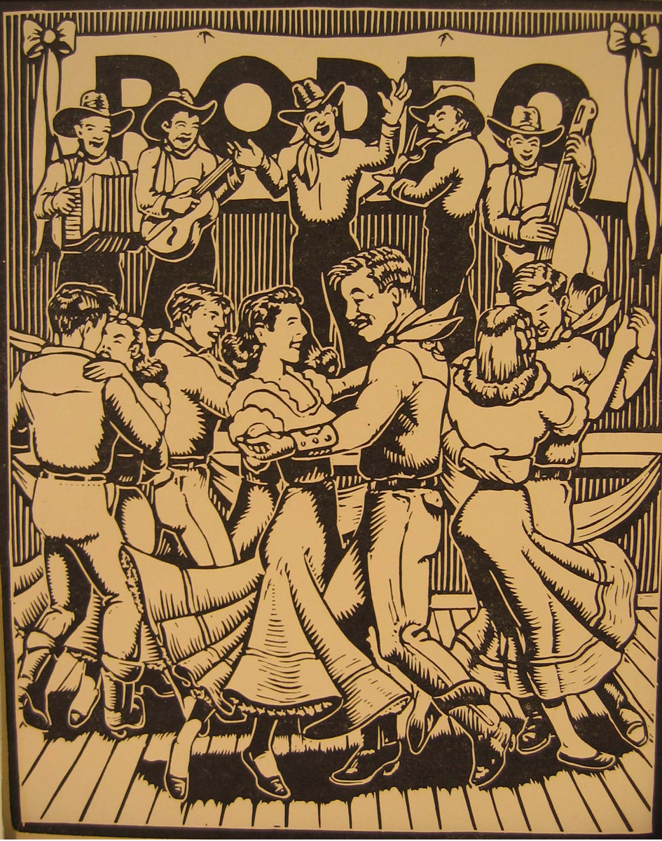 Linoleum Print - 1952
