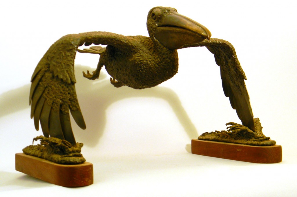 Pelican Metal Sculpture