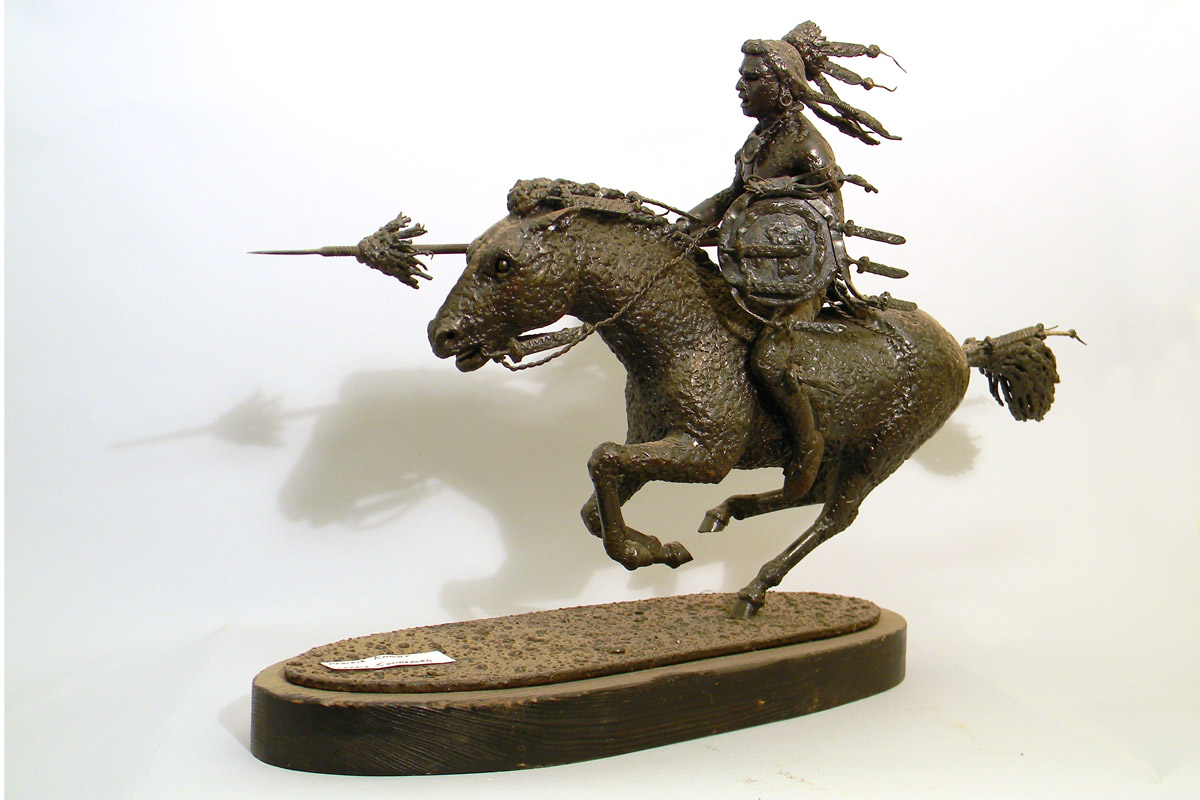 Prairie Knight - Metal Sculpture