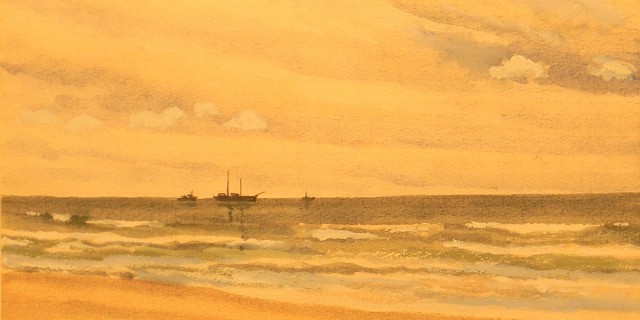 Watercolor – Ship